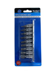 9 Pce 1/4" Torx Bit Socket Set (T10-T60) 01521