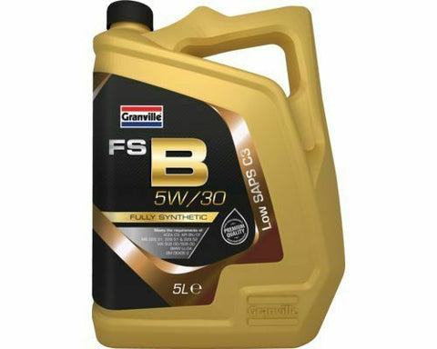 Granville Engine Oil FS-B 5W30 Vauxhall, BMW, Mercedes SPECIFICATION  5 LITRE