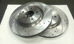 JAGUAR XF 2.2 DIESEL REAR DISCS DRILLED AND GROOVED