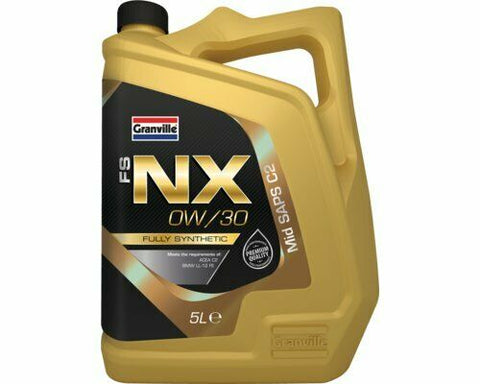 Granville Engine Oil FS-NX 0W30 BMW LL-12FE C2 SPECIFICATION  5 LITRE