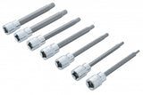 7 Pce 3/8" Drive Extra Long Spline Socket Bit Set (M4 -M10) 01512