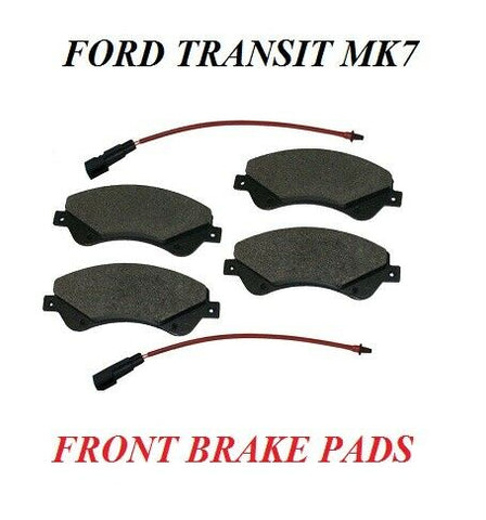 TO FIT FORD TRANSIT Mk 7 2.2 250,260,270,280,290,300,310 FRONT BRAKE PADS