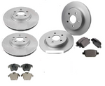 VAUXHALL ASTRA MK5 H 1.6,1.8,1.9 & 2.0 FRONT & REAR BRAKE DISCS AND PADS SET