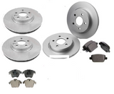 VAUXHALL ASTRA MK5 H 1.6,1.8,1.9 & 2.0 FRONT & REAR BRAKE DISCS AND PADS SET