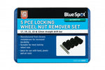 5 Pce Locking Wheel Nut Remover Set 01533
