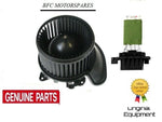 TO FIT VAUXHALL CORSA D  HEATER BLOWER FAN MOTOR + FAN RESISTOR