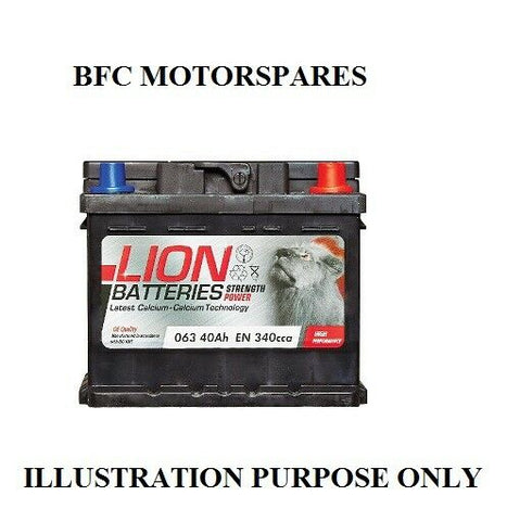 CAR BATTERY TYPE 063 (WILL FIT OTHERS)