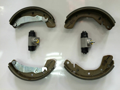 VAUXHALL CORSA C REAR BRAKE SHOES SET + 2 X WHEEL CYLINDERS WITH ABS NEW!!