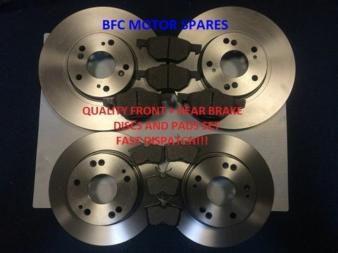 HONDA ACCORD 2.2 CDTI FRONT & REAR BRAKE DISCS & PADS SET SALOON MODELS ONLY