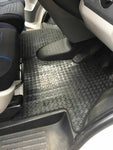 VW T5 T6 Double Front Tailored Fit Rubber Matt 1 PC Quality Matt 2003 2010