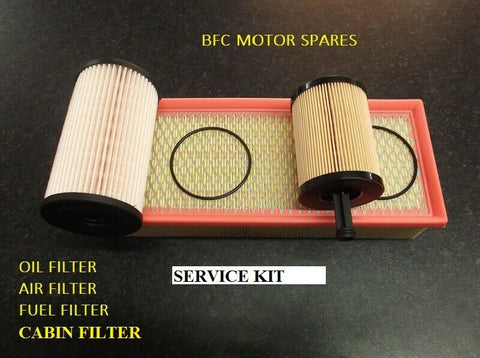 VW PASSAT 1.9 & 2.0 TDI DIESEL SERVICE KIT OIL AIR FUEL CABIN FILTER 05-10