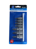 7 Pce 1/4" (T10-T25) & 3/8" Torx Socket Set (T27-T40) 01518
