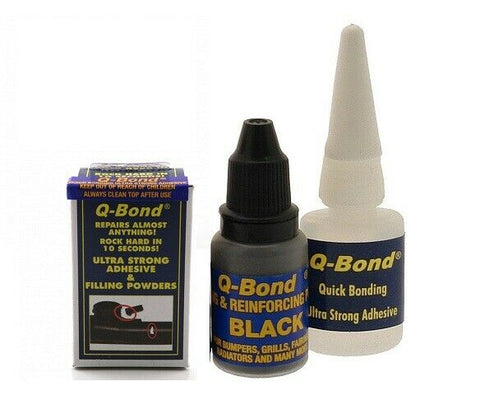 Q Bond Ultra Strong Adhesive Filler Glue Kit Super Strength Powder QBond