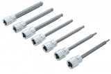 7 Pce 3/8" Drive Extra Long Ball Ended Hex Socket Bit Set (H3-H10) 01510