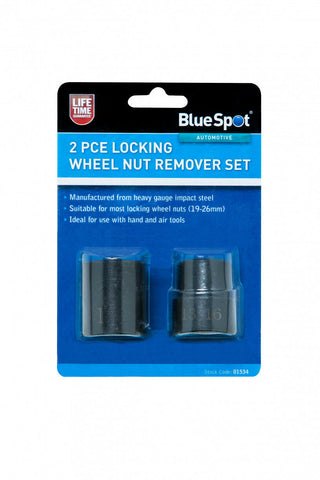 2 Pce Locking Wheel Nut Remover Set 01534