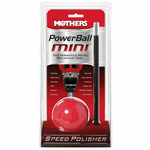 MOTHERS POWER BALL MINI POLISHING TOOL FOR ALL SURFACES DRILL ATTACHMENT