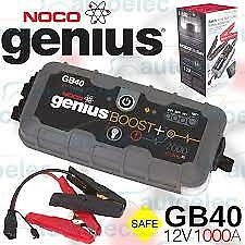 GB40 NOCO GENIUS  BOOST+ JUMP STARTER ULTRASAFE LITHIUM 1000A  CAR & TRUCK NEW