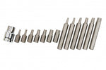 15 Pce 1/2" Drive Torx Bit Set (T20-T55) 01511