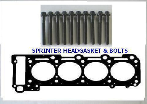 MERCEDES SPRINTER 2.2 CDI 211,213,311,313,411,413 HEAD GASKET & HEADBOLT