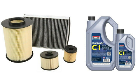 FORD KUGA MK1 2.0 TDCI  OIL/AIR/CABIN/FUEL FILTER FILTER 6 LTR OIL 5W/30