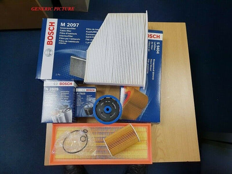 VW GOLF MK5 1.9TDI ENGINE SERVICE KIT OIL/AIR/CABIN/FUEL FILTER FILTER