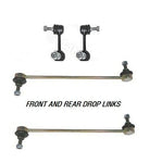 FIAT PANDA MK2 1.2 1.3JTD 4X4 FRONT & REAR ANTI-ROLL BAR LINKS ROD PAIR