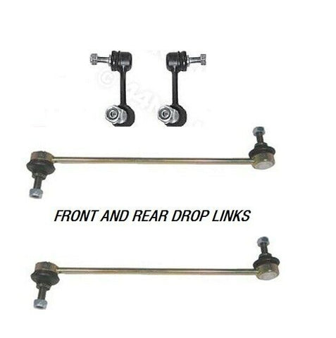 FIAT PANDA MK2 1.2 1.3JTD 4X4 FRONT & REAR ANTI-ROLL BAR LINKS ROD PAIR