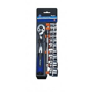 12PC 3/8  RATCHET AND SOCKET SET 01502