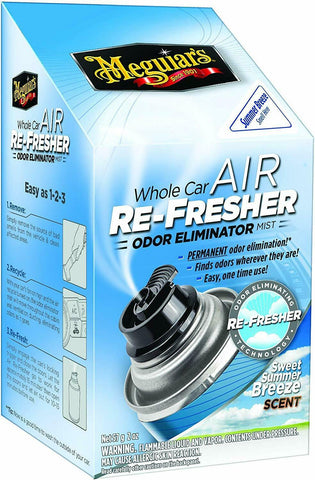 Meguiar's G16602EU Car Air Re-Fresher Odor Eliminator Sweet Summer Breeze 59ml