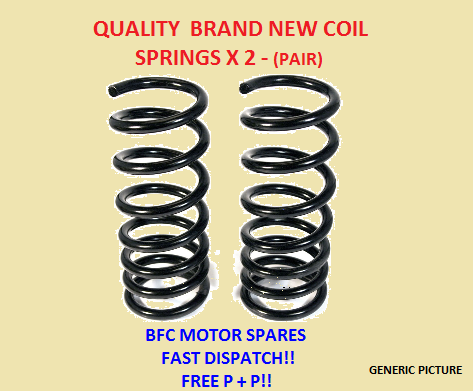 AUDI A4 B6 B7 1.6 1.8T 1.9TDI 2.0 2.0TDI 2.5 REAR COIL SPRINGS PAIR SLINE AVANT