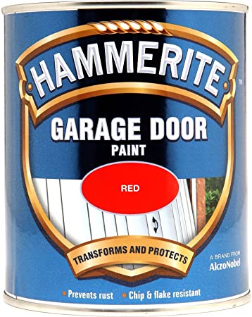 Hammerite GARAGE DOOR PAINT RED 750ML