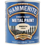 Hammerite 822 METAL PAINT SMOOTH CREAM 750ML