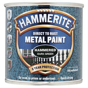 Hammerite Hammered Dark Green Metal Paint