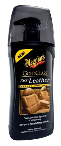 Meguiar's G17914EU Gold Class Rich Leather 3in1 Cleaner Cond