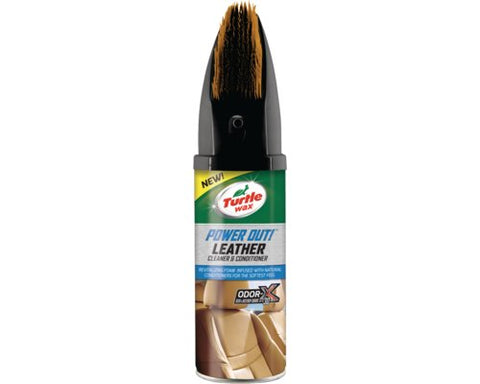 Turtle Wax Power Out Leather Cleaner & Conditioner 400ml Aero