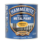 Hammerite 042 METAL PAINT SMOOTH YELLOW 2.5L
