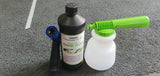 SNOW FOAM CANNON KIT FITS STD GARDEN HOSE ADAPTER + SNOW FOAM SWEET APPLE