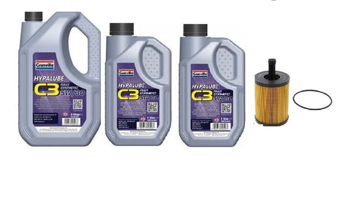 VW TRANSPORTER T5 1.9 TDI 2.5 TDI OIL FILTER + 7 LTR OIL 5W/30 03-10