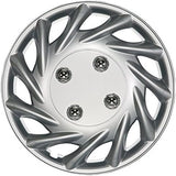 Ring Automotive RWT1633 Car and Van Vegas Universal Fitment, Silver, 16" inches, Set of 4