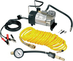 Ring RAC900 Heavy Duty Tyre Inflator, Air Compressor with 7m Extendable Airline, Brass Connector and Storage Bag, Style 1