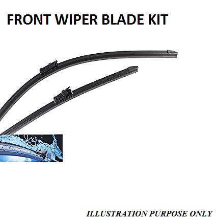 FITS NISSAN QASHQAI J10 1.5 1.62.0 Front Windscreen Wiper Blade SET 07-14