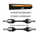 FORD TRANSIT CONNECT 1.6 TDCI 75 FRONT DRIVESHAFT LEFT & RIGHT 2013 ON