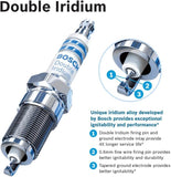Bosch Automotive Double Iridium OE Replacement Spark Plug