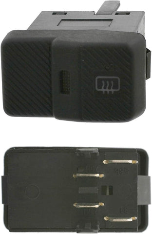 febi bilstein 17002 Switch for rear-window heater, pack of one , Black
