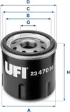 UFI FILTERS 23.470.00 Spin-On Oil Filter