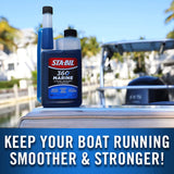 STA-BIL 360 Marine Ethanol Treatment and Fuel Stabilizer - Prevents Corrosion - Helps Clean Fuel System For Improved In-Season Performance - Treats Up To 1,280 Gallons, 1 Gallon. (22250), Gold