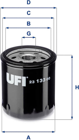 Ufi Filters 23.133.00 Oil Filter