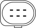 Bosch 0258017169 - Lambda sensor with vehicle-specific connector