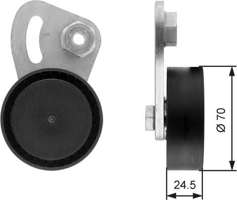 Gates T39022 Tensioner Pulley, Ribbed Drive Belt