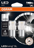 OSRAM LEDriving® SL, ≜ W21W, White 6000K, LED signal lamps, Off-road only, non ECE, Double Blister